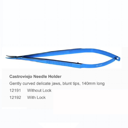 PORTA AGULHA 5.0 LONGO TITANIO