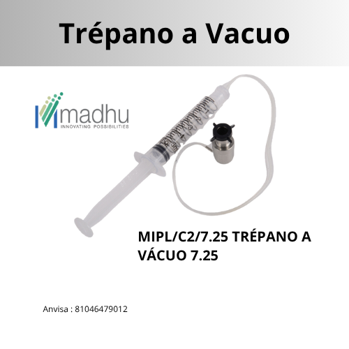 TREPANO DE SUCÇÃO A VACUO - 7,25