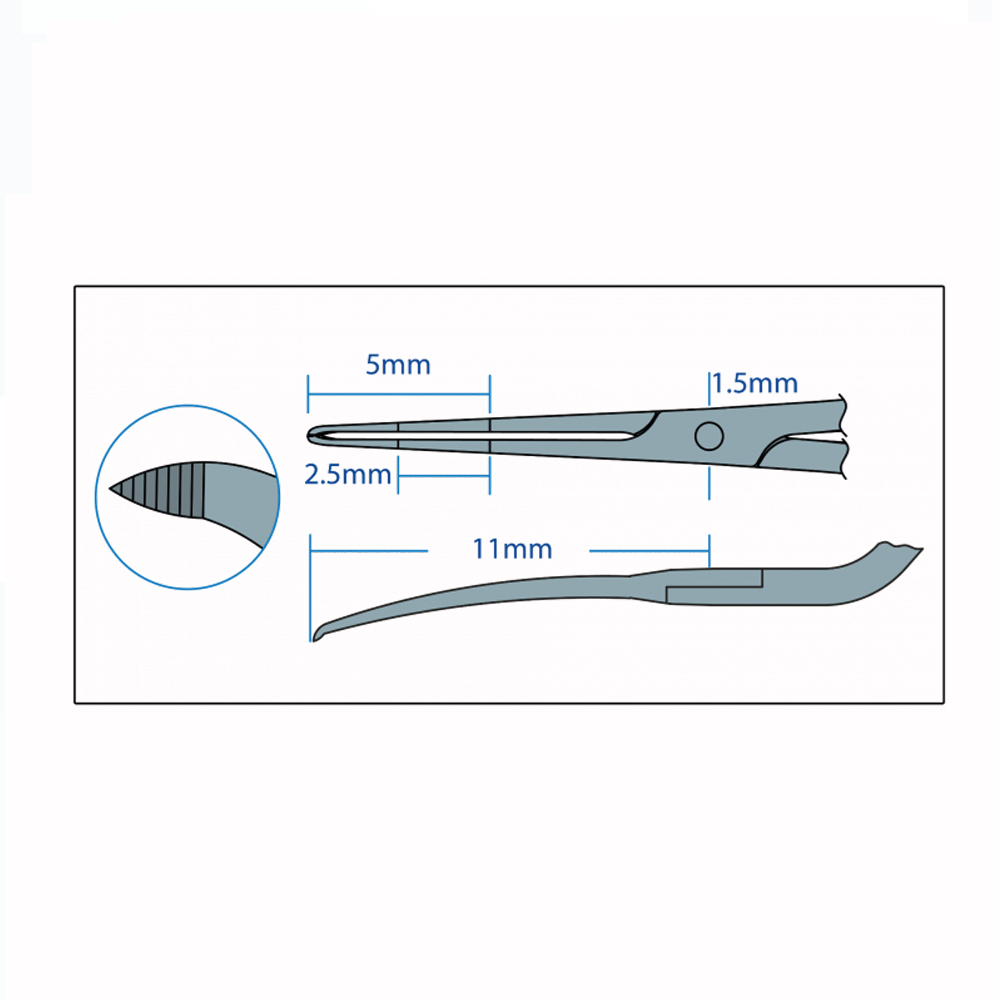 PINÇA UTRATA MICRO INCISÃO 1.8MM