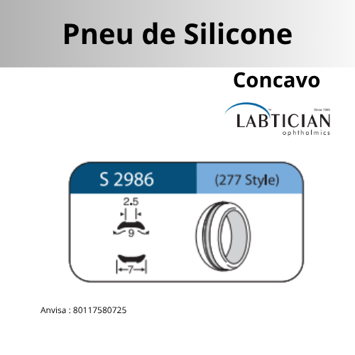 IMPLANTE DE SILICONE PNEU 277 - CAIXA COM 5 UNIDADES