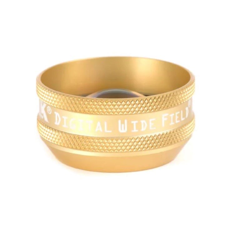 LENTE WIDEFIELD DOURADA