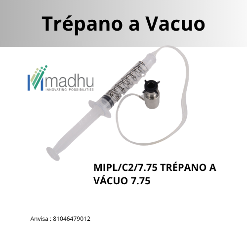 TREPANO DE SUCÇÃO A VACUO - 7,75