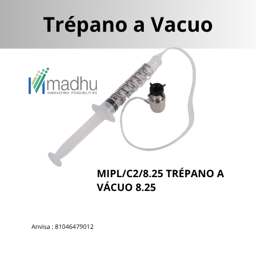 TREPANO DE SUCÇÃO A VACUO - 8,25