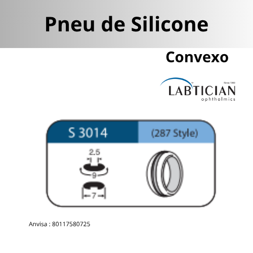 IMPLANTE DE SILICONE PNEU 287 - CAIXA COM 5 UNIDADES