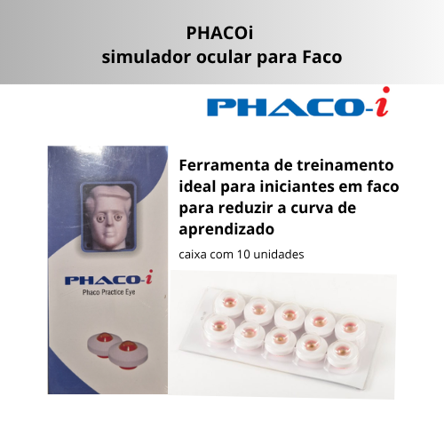 PHACOi SIMULADOR OCULAR PARA FACO - Caixa com 10 unidades