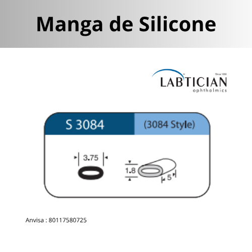 IMPLANTE DE SILICONE MANGA OVAL 3084 - CAIXA COM 5 UNIDADES