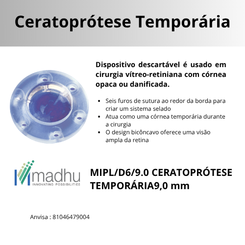 CERATOPROTESE TEMPORÁRIA - 9,00