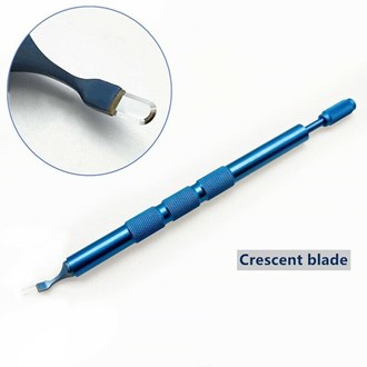 BISTURI DE SAFIRA CRESCENTE 2.0 MM