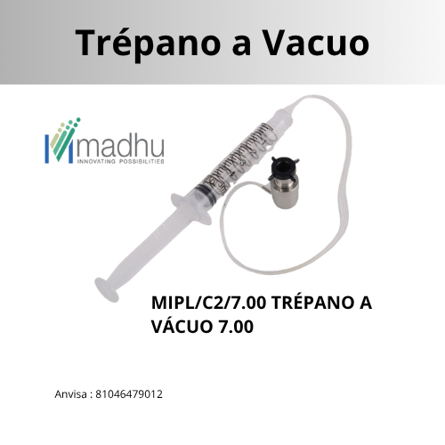 TREPANO DE SUCÇÃO A VACUO - 7,00