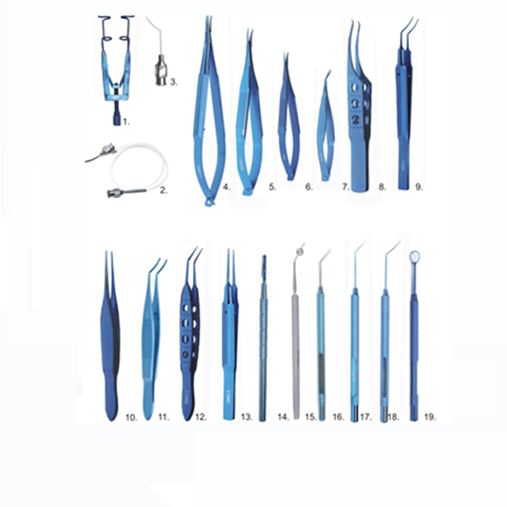 KIT CIRURGICO OFTALMOLOGICO CATARATA