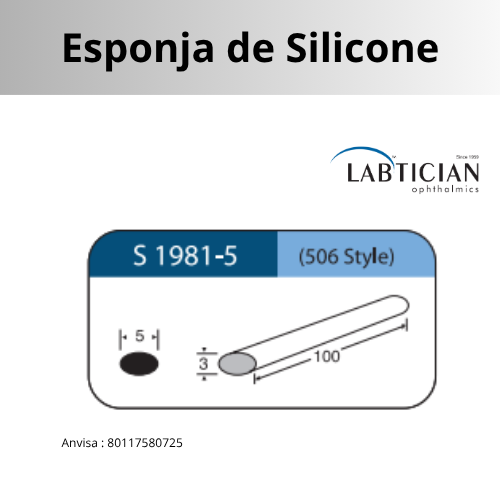 IMPLANTE DE SILICONE  ESPONJA 506 - - CAIXA COM 5 UNIDADES