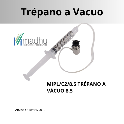 TREPANO DE SUCÇÃO A VACUO - 8,50