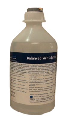 BSS (Solução Salina Balanceada) Frasco Rígido 500 ml - BL