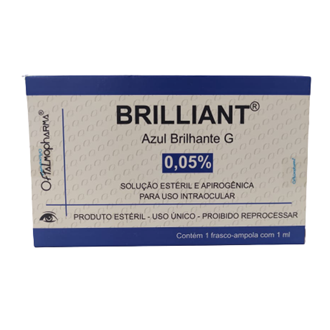 AZUL BRILHANTE 0,05% 1 ml - Brilliant