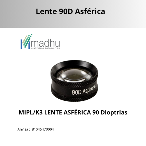 LENTE ASFÉRICA - 90 DIOPTRIAS
